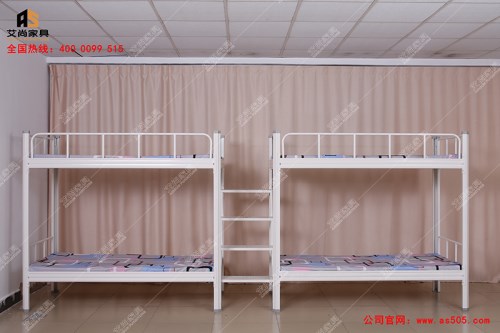 河源德愛學(xué)校三次采購艾尚家具雙層鐵床